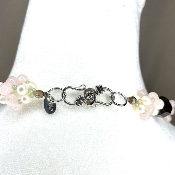 EUC Ross Simons Smoky Quartz Peal and Agate Necklace - Picture 5 of 6